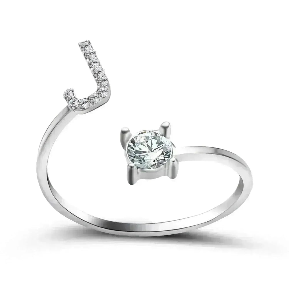 Customizable 26-Letter Ring: Fashionable & Elegant Jewelry - EX-STOCK CANADA
