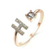 Customizable 26-Letter Ring: Fashionable & Elegant Jewelry - EX-STOCK CANADA