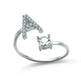 Customizable 26-Letter Ring: Fashionable & Elegant Jewelry - EX-STOCK CANADA
