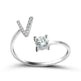 Customizable 26-Letter Ring: Fashionable & Elegant Jewelry - EX-STOCK CANADA
