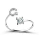 Customizable 26-Letter Ring: Fashionable & Elegant Jewelry - EX-STOCK CANADA