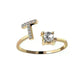 Customizable 26-Letter Ring: Fashionable & Elegant Jewelry - EX-STOCK CANADA