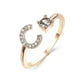 Customizable 26-Letter Ring: Fashionable & Elegant Jewelry - EX-STOCK CANADA