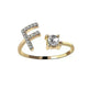 Customizable 26-Letter Ring: Fashionable & Elegant Jewelry - EX-STOCK CANADA