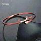 Customized Name Bracelet Personalized Custom Bangles Stainless Steel Jewelry - EX-STOCK CANADA