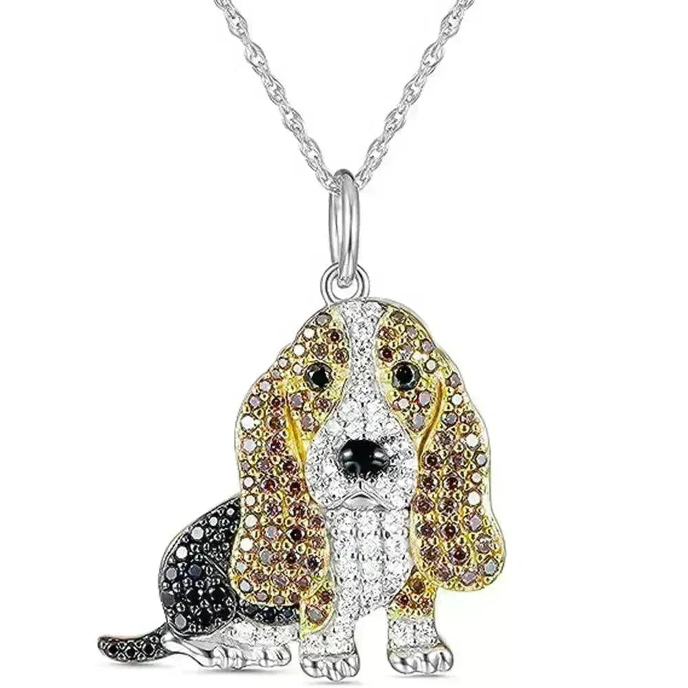 Cute Baggy Hound Pendant Necklace - EX-STOCK CANADA