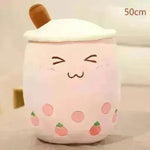 Cute Fruit Drink Plush Stuffed Soft Strawberry Milk Tea Plush Boba Tea Cup Toy Bubble Tea Pillow Cushion Kids Gift - EX-STOCK CANADA