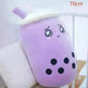 Cute Fruit Drink Plush Stuffed Soft Strawberry Milk Tea Plush Boba Tea Cup Toy Bubble Tea Pillow Cushion Kids Gift - EX-STOCK CANADA