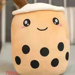 Cute Fruit Drink Plush Stuffed Soft Strawberry Milk Tea Plush Boba Tea Cup Toy Bubble Tea Pillow Cushion Kids Gift - EX-STOCK CANADA
