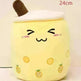 Cute Fruit Drink Plush Stuffed Soft Strawberry Milk Tea Plush Boba Tea Cup Toy Bubble Tea Pillow Cushion Kids Gift - EX-STOCK CANADA