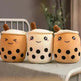 Cute Fruit Drink Plush Stuffed Soft Strawberry Milk Tea Plush Boba Tea Cup Toy Bubble Tea Pillow Cushion Kids Gift - EX-STOCK CANADA