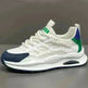 White Laceup Sneakers Fashion Breathable Mesh Flat Shoes Lightweight Versatile Casual Running Walking Shoes - EX-STOCK CANADA