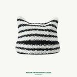 Breathable Windproof Cute Thermal Head Cover Woolen Cap beanies