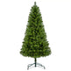 7FT Unlit Artificial Christmas Tree With 775 Tips, Full PVC Branches, Classic Green Holiday Tree With Sturdy Metal Stand For Indoor Home Decoration EX-STOCK Canada 