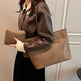 Casual Retro Shoulder Bag Texture Class Commuter Tote - EX-STOCK Canada