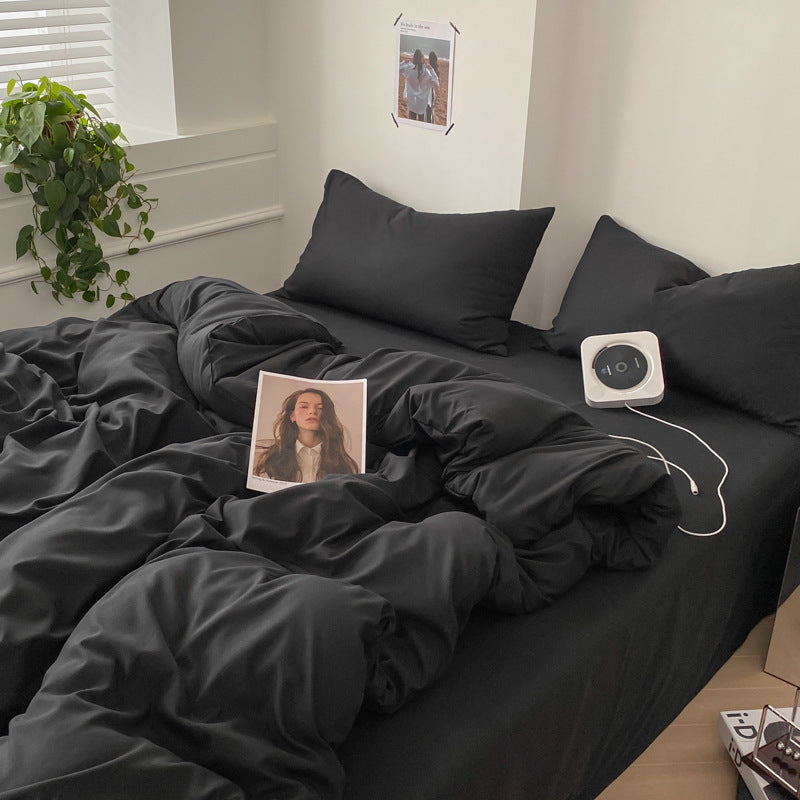 Four-piece Cotton Bed Sheet Duvet Cover Duvet Cover Bedding EX-STOCK Canada 