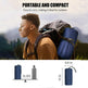 Double Air Mattress With Pillow, Built-in Foot Pump, 4-inch Camping Air Mattress, For Backpacking, Hiking, Traveling-It Is Prohibited To Sell On Walmart And Does Not Ship On Weekends EX-STOCK