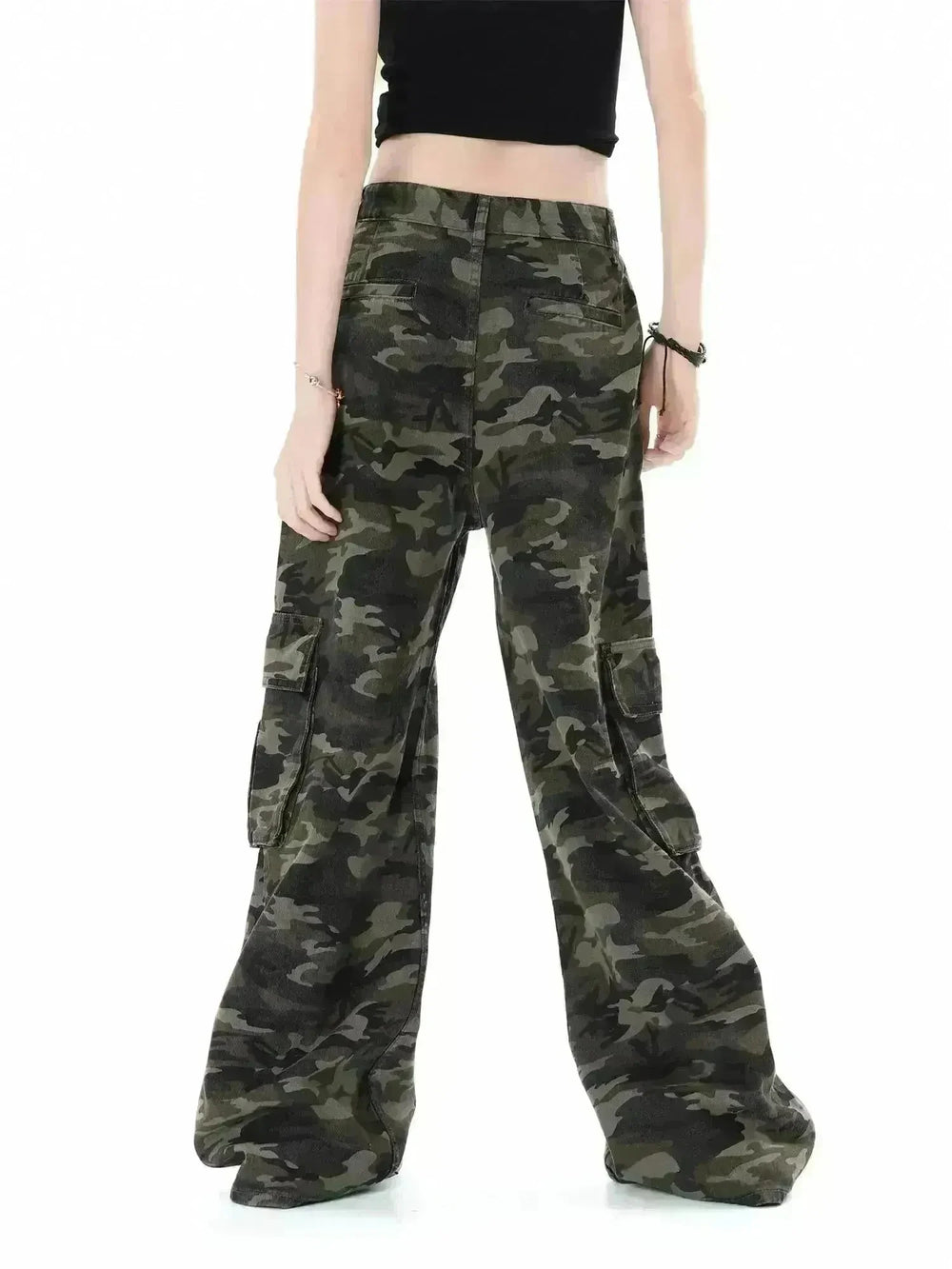 Camouflage Multi Pocket Workwear Baggy Jeans Pant For Men And Women Lazy High Street Straight Tube - EX-STOCK CANADA