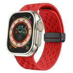 Replaceable Silicone Mesh Magnetic Buckle watch strap for Apple iwatch - EX-STOCK CANADA