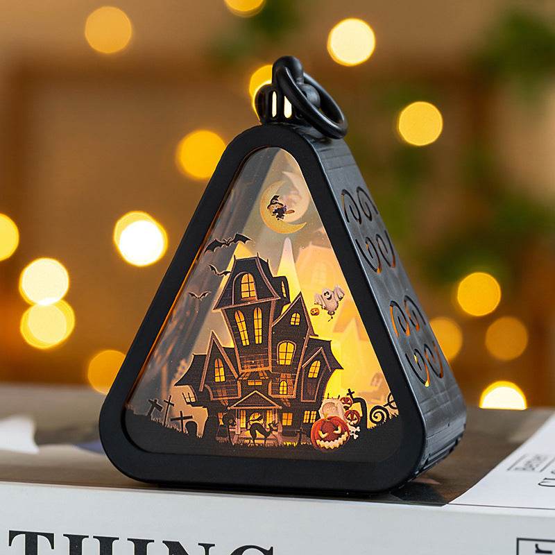 Halloween Decorations Portable Pumpkin Lamp Layout Props - EX-STOCK Canada