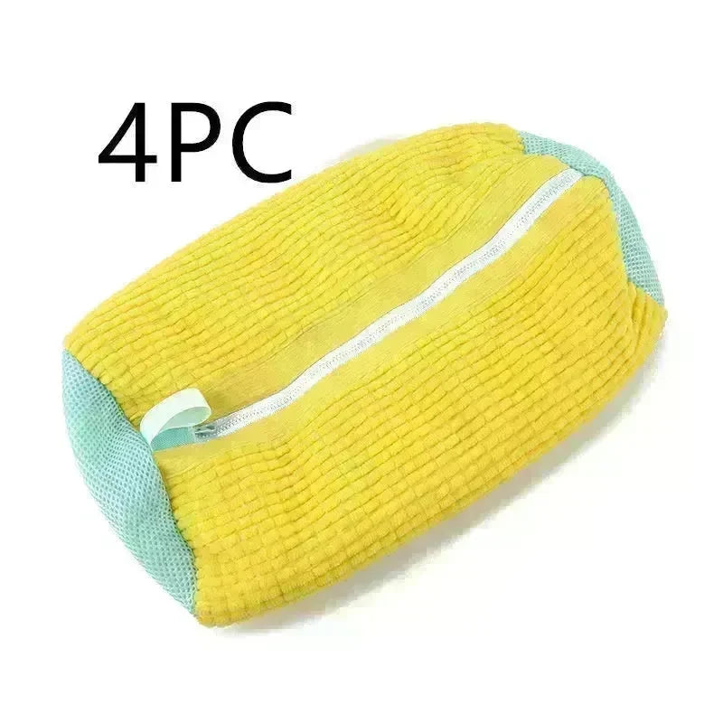 Shoes Laundry Bag Shoe Wash Bag For Washing Machine Reusable Zipper Shoe Washing Bag Sneaker Tennis Shoe Cleaner Kit Remove Dirt - EX-STOCK CANADA