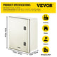NEMA Steel Enclosure, 16 X 12 X 8 NEMA 4X Fiberglass Electrical Box, IP66 Waterproof & Dustproof, Outdoor Indoor Electrical Junction Box, With Mounting Plate EX-STOCK