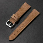 Suede Leather Strap Quick Release Watch Band - EX-STOCK CANADA