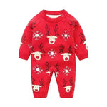 Newborn Baby Clothes Baby Crawling Clothes Thickening Out Baby Harness Christmas Baby Romper Baby Cotton Sleepwear