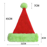 Plush Santa Hats Velvet Christmas Hat Thicken Plush Xmas Holiday Hat With Lined New Year Festive Party EX-STOCK Canada 