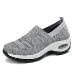 Mesh Sports Shoes Breathable Slip On Air Cushion Sneakers Casual Thick Bottom Heightened Shoes for Women - EX-STOCK CANADA