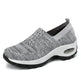 Mesh Sports Shoes Breathable Slip On Air Cushion Sneakers Casual Thick Bottom Heightened Shoes for Women - EX-STOCK CANADA