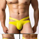 Thin Ice Silk Low Waist Men's Underwear Briefs
