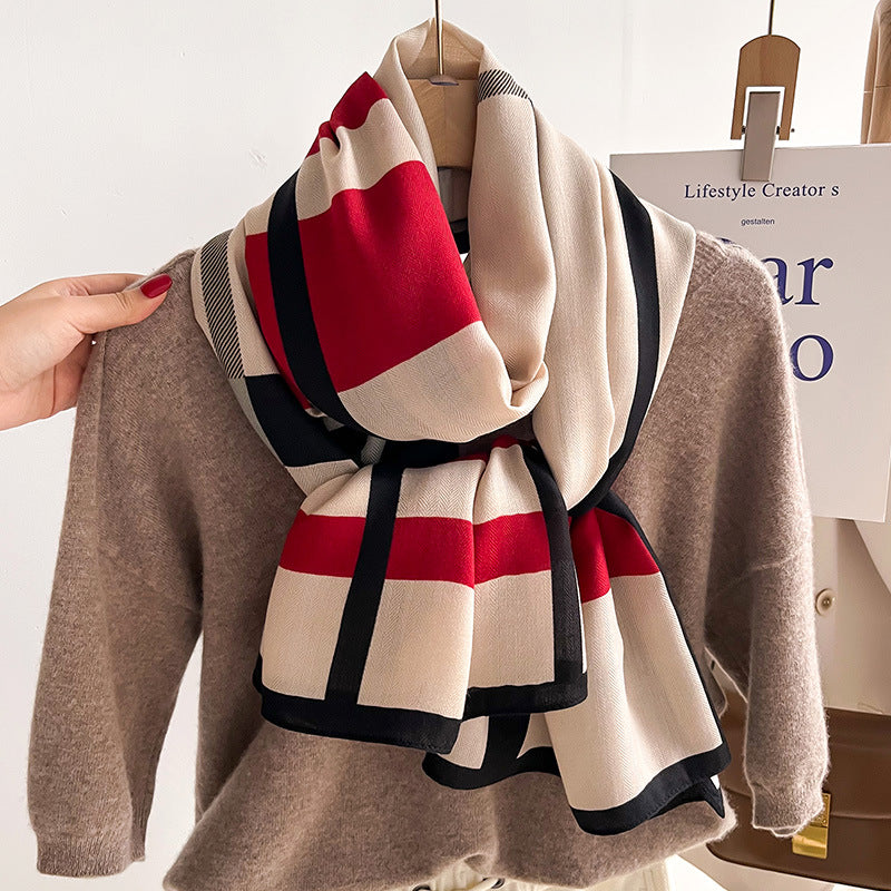 Autumn And Winter Scarf Scarf Warm Talma | EX-STOCK product gallery photo 3