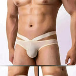 Thin Ice Silk Low Waist Men's Underwear Briefs
