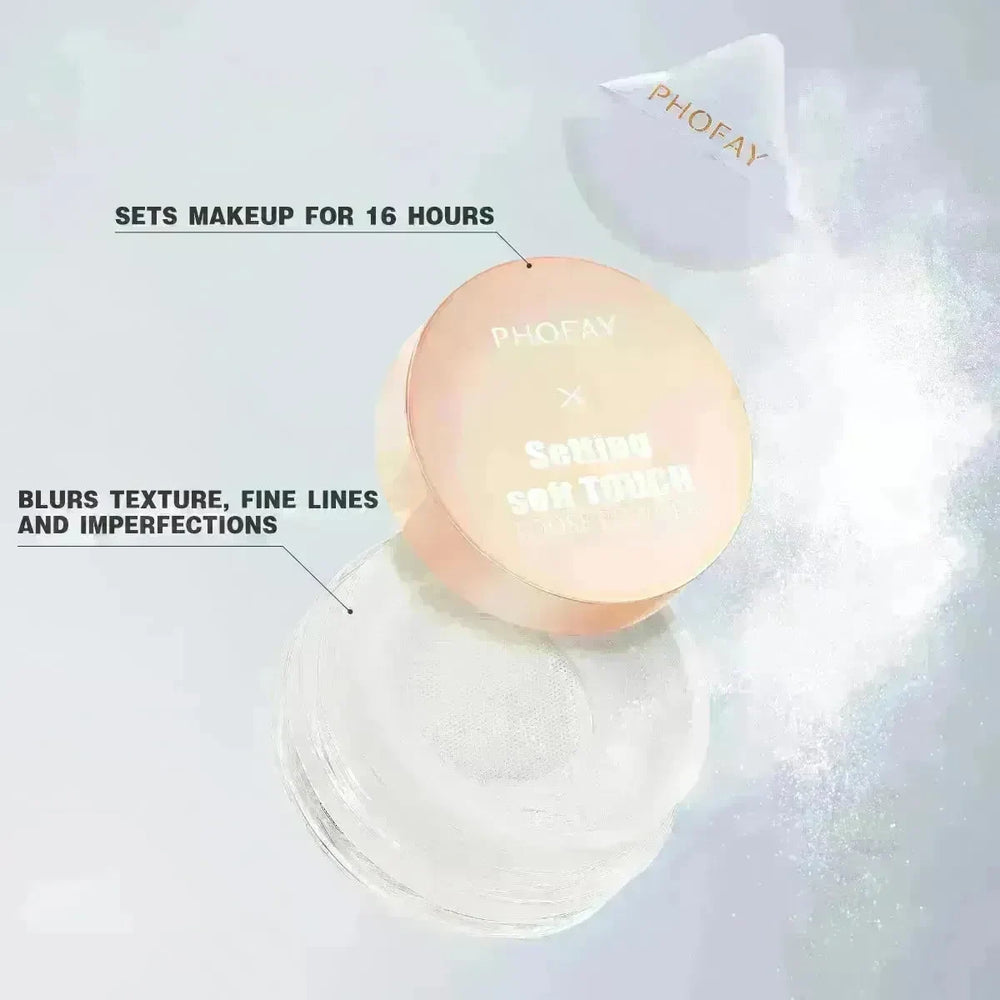 PHOFAY Soft Touch Loose Setting Powder Smooth Long Lasting Makeup - EX-STOCK CANADA