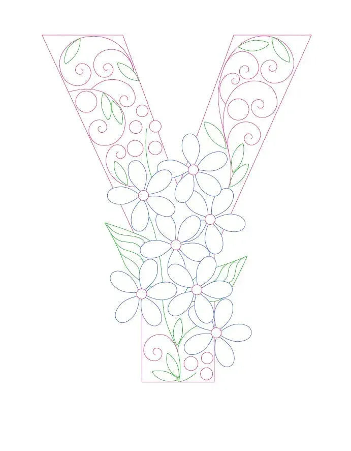 Paper Filigree Painting Kit - Letters - EX-STOCK CANADA