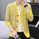 Slim fit  High-end Knitted Cardigan Sweater For Men - EX-STOCK CANADA