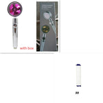 Shower Head Water Saving Flow 360 Degrees Rotating With Small Fan ABS Rain High Pressure Spray Nozzle Bathroom Accessories EX-STOCK Canada 