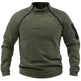 Stand Collar Men's Sweater Warm And Loose Solid Color Clothing EX-STOCK Canada 