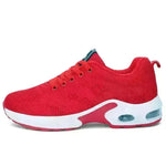 Casual Shoes Breathable Lightweight Mother Shoes Lace-up Cushioned Sneakers for Women - EX-STOCK CANADA
