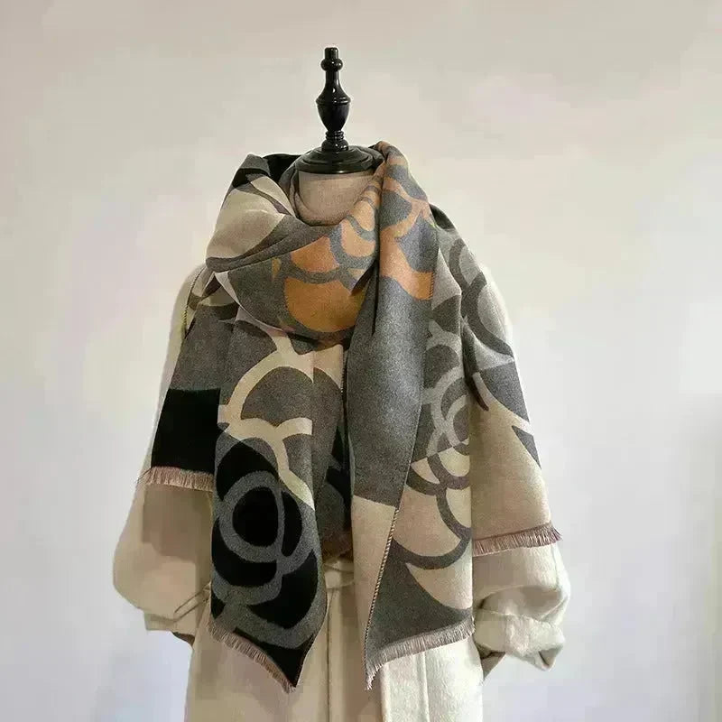 Cashmere Dual-use Warm Winter Vintage Scarf Women - EX-STOCK CANADA
