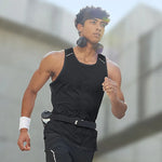 Sleeveless Quick Drying Marathon Sports Workout Gym Tank Top for Men