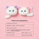 Interactive AI Cat Plush Toy – Rechargeable Electronic Pet