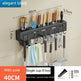 Wall-Mounted No-Drill Kitchen Utensil Rack with Hooks — product view 15 of 17 | EX-STOCK