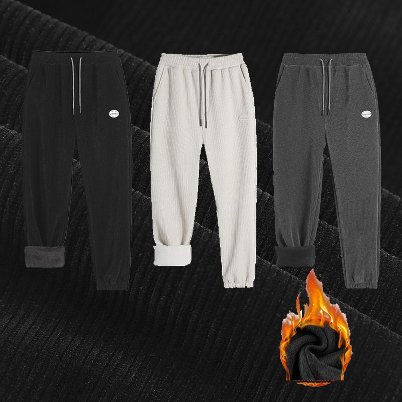 Autumn And Winter Chenille Plush Pants Male | EX-STOCK product gallery photo 1