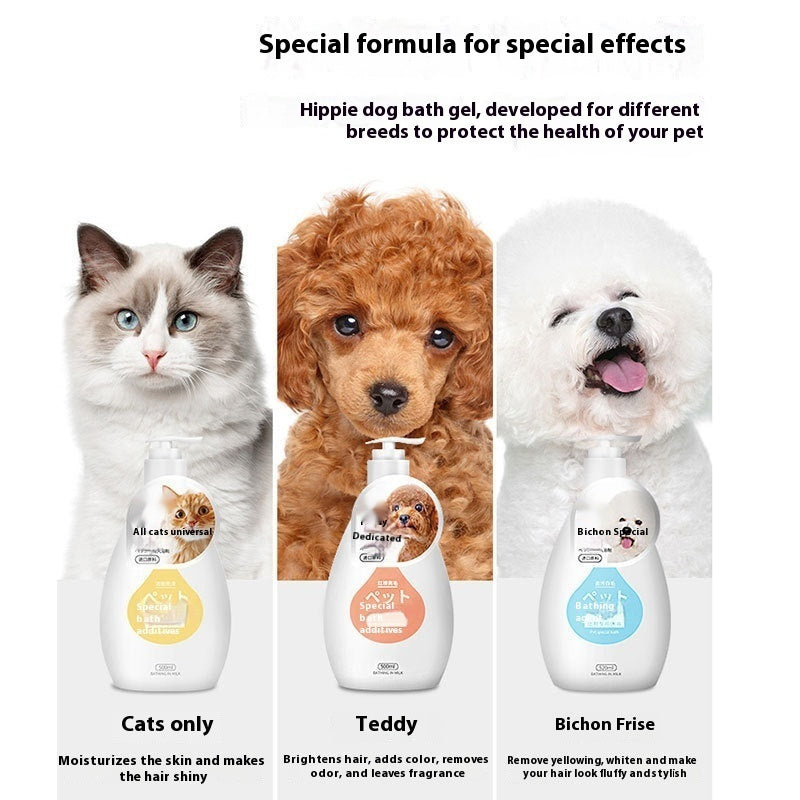Gel Teddy Shampoo Cat Bath Fragrance Pet Dog Bath Wash Cleaning Supplies 