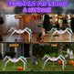 3ft Prism Spider, Illusion, 340 Purple Copper Wire Light, 4.5V 3.6W Halloween Standing Decoration US Specification - EX-STOCK Canada