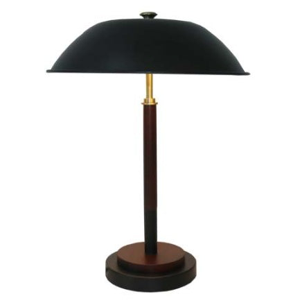 High Quality Hotel European Modern Bed Side Nightstand Decorative Led Table Desk Lamp, Cosmiclume Black Umbrella Shaped Table Lamp - Walnut - Bronze 110V EX-STOCK