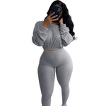 Ladies Autumn 2pcs Athleisure wear Outfit set - EX-STOCK CANADA