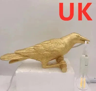 Décoration de lampe murale de la résine d'oiseau de bon augmentation de bon augure